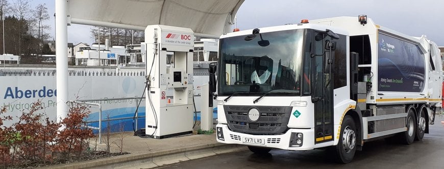 EL PRIMER VEHÍCULO DE RECOGIDA DE RESIDUOS DEL REINO UNIDO IMPULSADO POR HIDRÓGENO USA UNA ALLISON TRANSMISSION